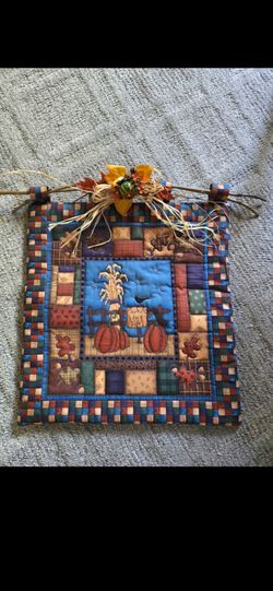 Fall Harvest Quilted Wall Hanging