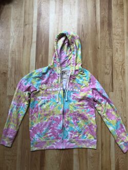 Hollister large hoodie tie dye porch pickup