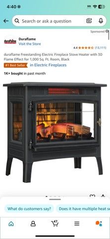 ELECTRIC FIREPLACE STOVE HEATER