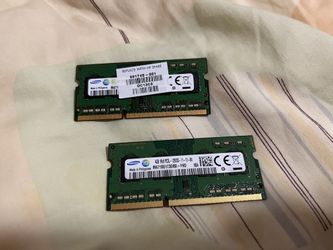 Samsung 2x4GB DDR3 1600 Laptop RAM