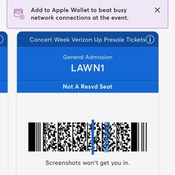 Two Lawn Seat Tickets to Jelly Roll