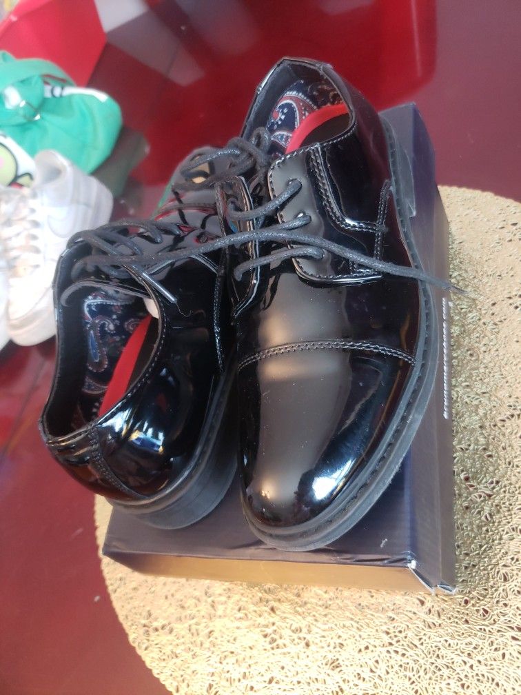 Boys Black Dress Shoes