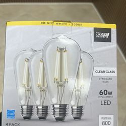 Brand New Light Bulds, Pack Of 4