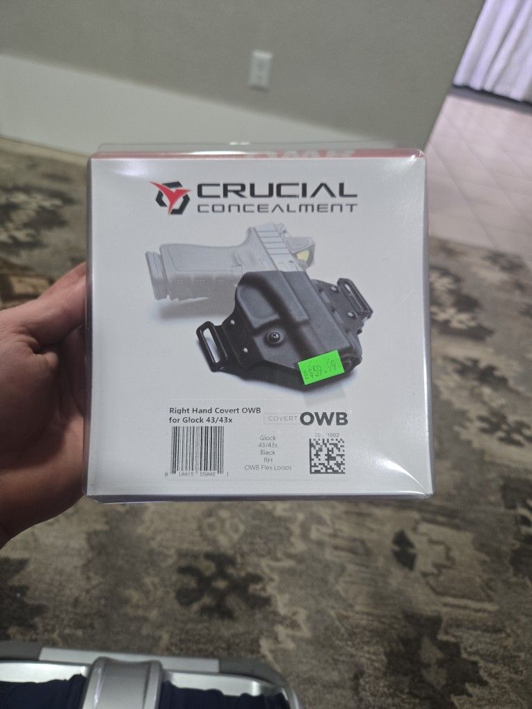 Right Hand Holster For Glock 43/43x