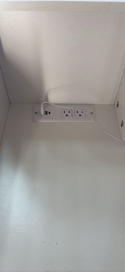 New white vanity