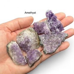Amethyst Genuine Stone Crystal Cluster from Uruguay 6pcs 152g Total