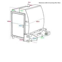 24 Inch Slim Powder Shaker 