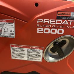 brand New Silent 2000 W Generator From Harbor Freight