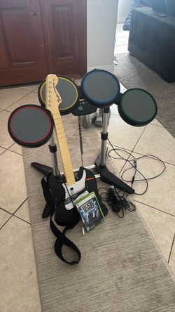Rockband game full set up