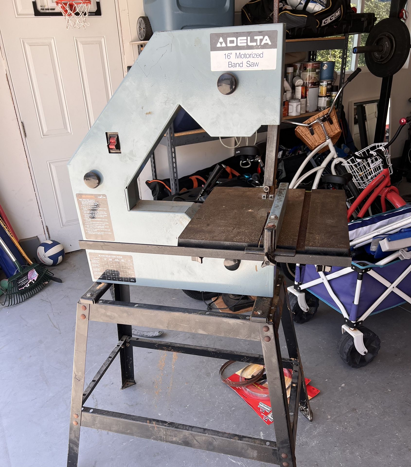 Delta 16inch Motorized Band Saw 