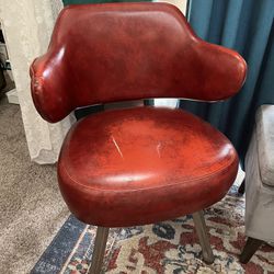 Mid-Century Vintage Gasser Chair Co Swivel