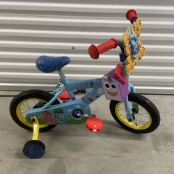 Blue's Clues Kids Bike for Boys and Girls 12-Inch Wheels Ages 2-4 Year Old Training Wheels