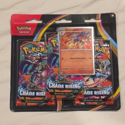 Chaos Rising 3-Pack Blister [Charmeleon] Pokemon