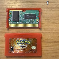Authentic Pokemon FireRed