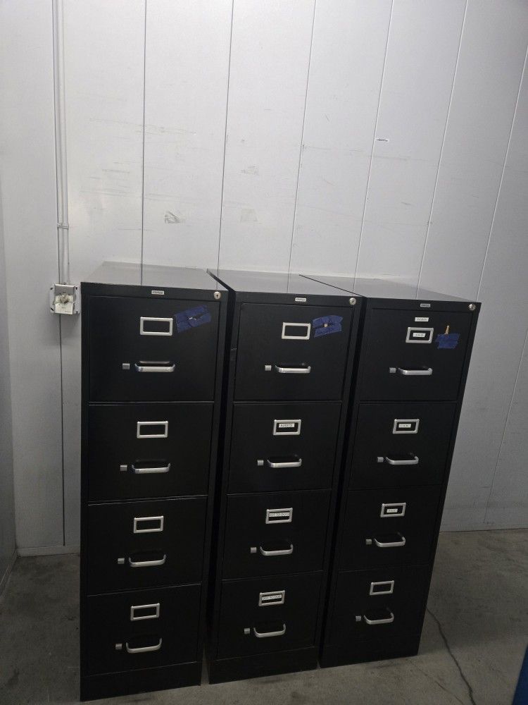 Letter Size Metal File Cabinet With Key $80 Each