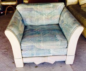 Unusual pastel comfy chair