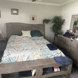Full Bedroom Set With Mattress And Box Spring Included 