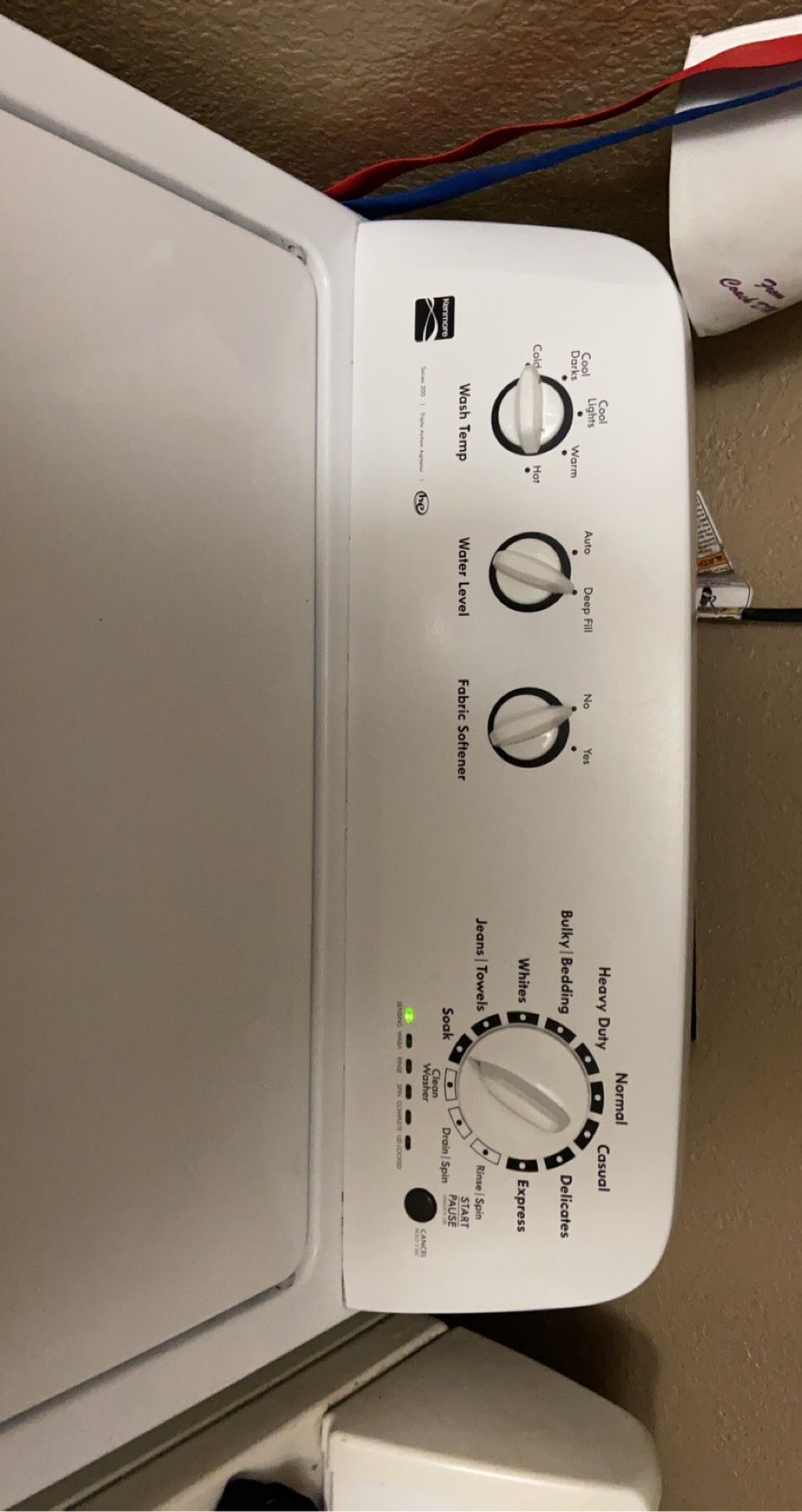 Kenmore series 200 washer for Sale in YSLETA SUR, TX OfferUp