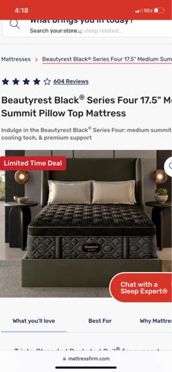 Mattresses Beautyrest black series 4 pillow top medium king size brand new
