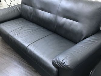 IKEA Leather Sofa
