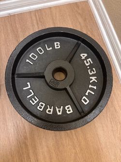 100 lbs weight plate