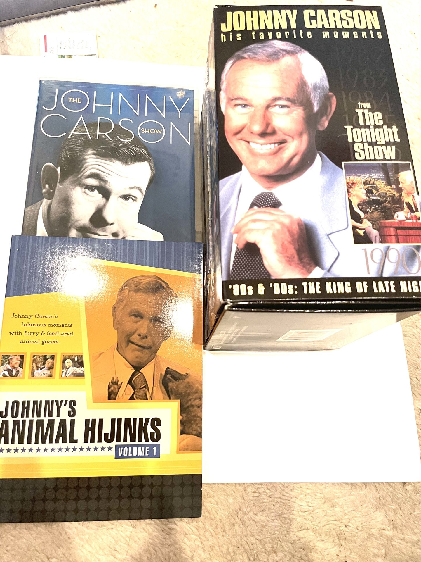 Lot Of 3 Johnny Carson DVD/ VHS Comedy