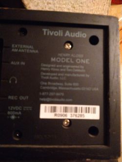Henry Kloss Tivoli Audio