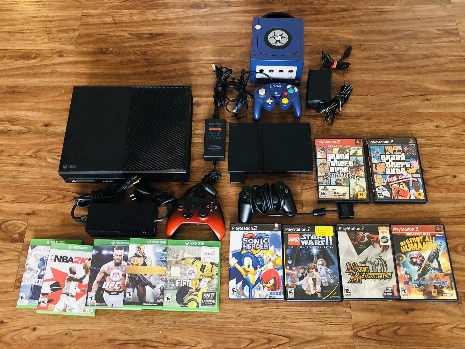 Nintendo GameCube, PS2 PlayStation 2 Slim, Xbox one
