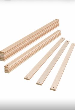 JINS&VICO Pack of 13 Count Bed Slats, Twin Size 39.8”Lx2.1”Wx0.7”H, Heavy Duty Replacement Wooden Slats Mattress Support, Fits Most Beds, Twin 39.8 In