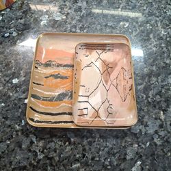 Stainless Steel Plates 2 Set