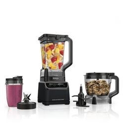 Ninja Grand Kitchen System Blender [Brand NEW in Box], Smoothie, Chop, Dough, 4 Preset Programs, 3 Speeds, 1200W, 72 Oz, KS500 Black