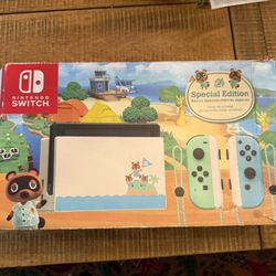 Animal Crossing Nintendo Switch Special Edition - Excellent Condition 