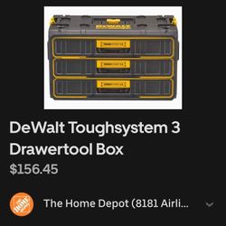 DeWalt Toolbox Box (New Condition)
