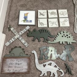 Custom Kids DinosaurDecor  Bedroom Lot