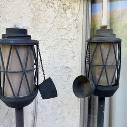 Patio Tiki Torches Set Of Two