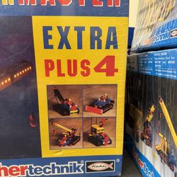 FisherTech Super Master Extra Plus 4 Building Kit. Factory Sealed and Unopened. Made in Germany.