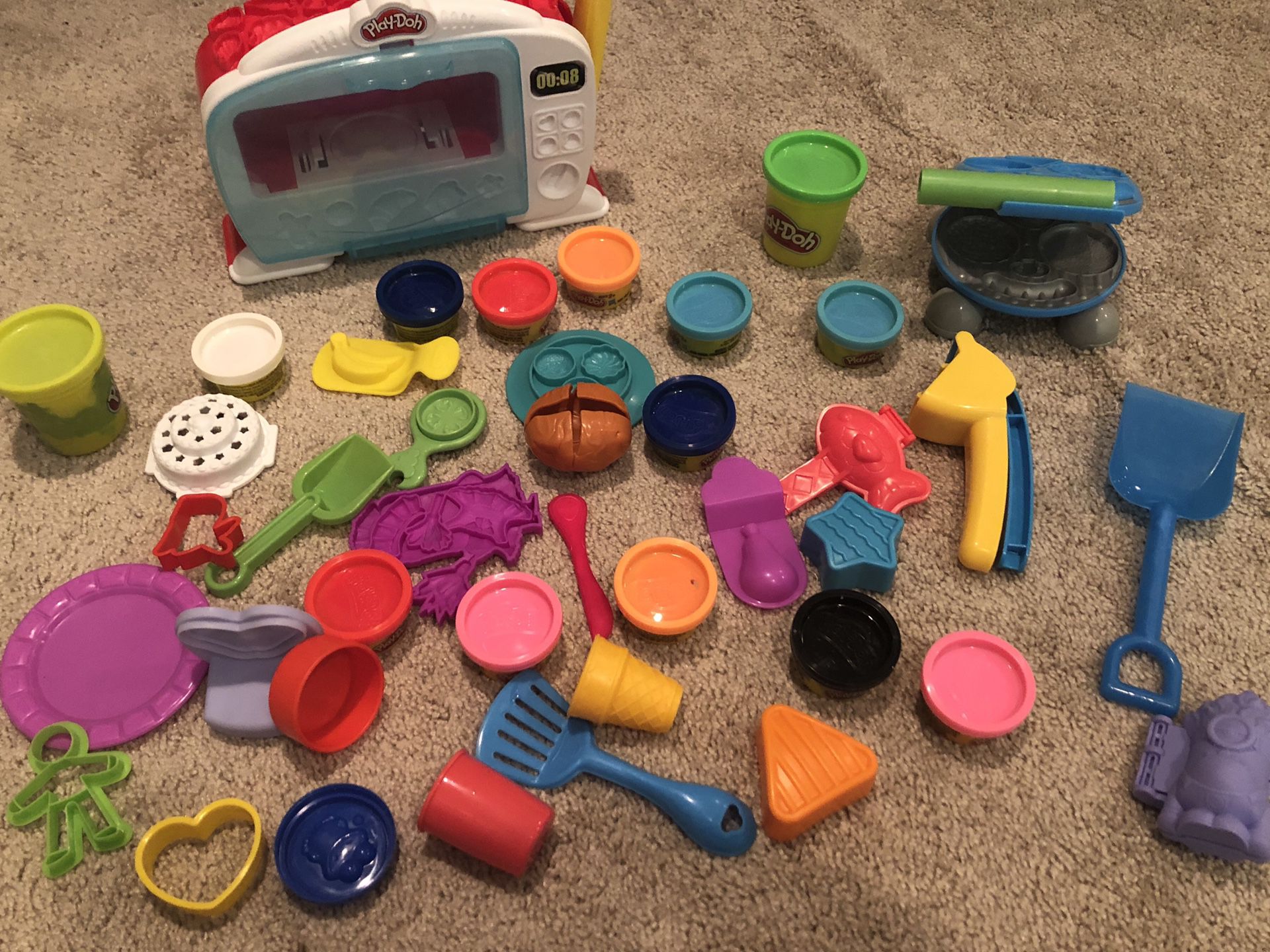 Play dough and accessories
