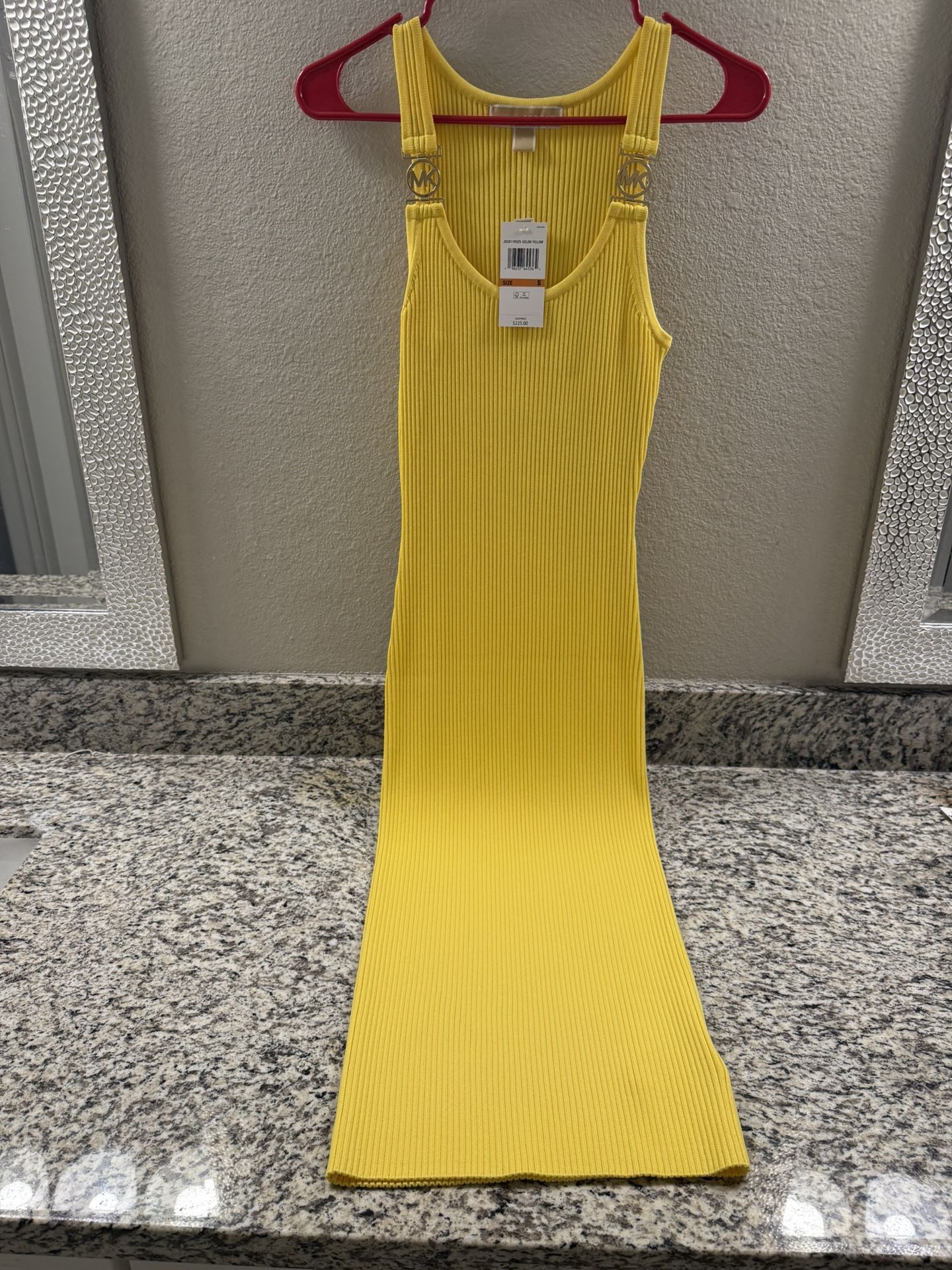 Yellow Michael kors Dress Small size