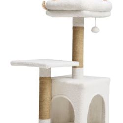 EveryYay Cozy Condo 2-Level Cat Tree 31.9" H
