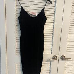 Crystal Sky Velvet Mini Dress .New With Tags