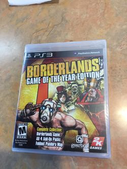 Borderlands Game of the Year Edition PS3 new sealed
