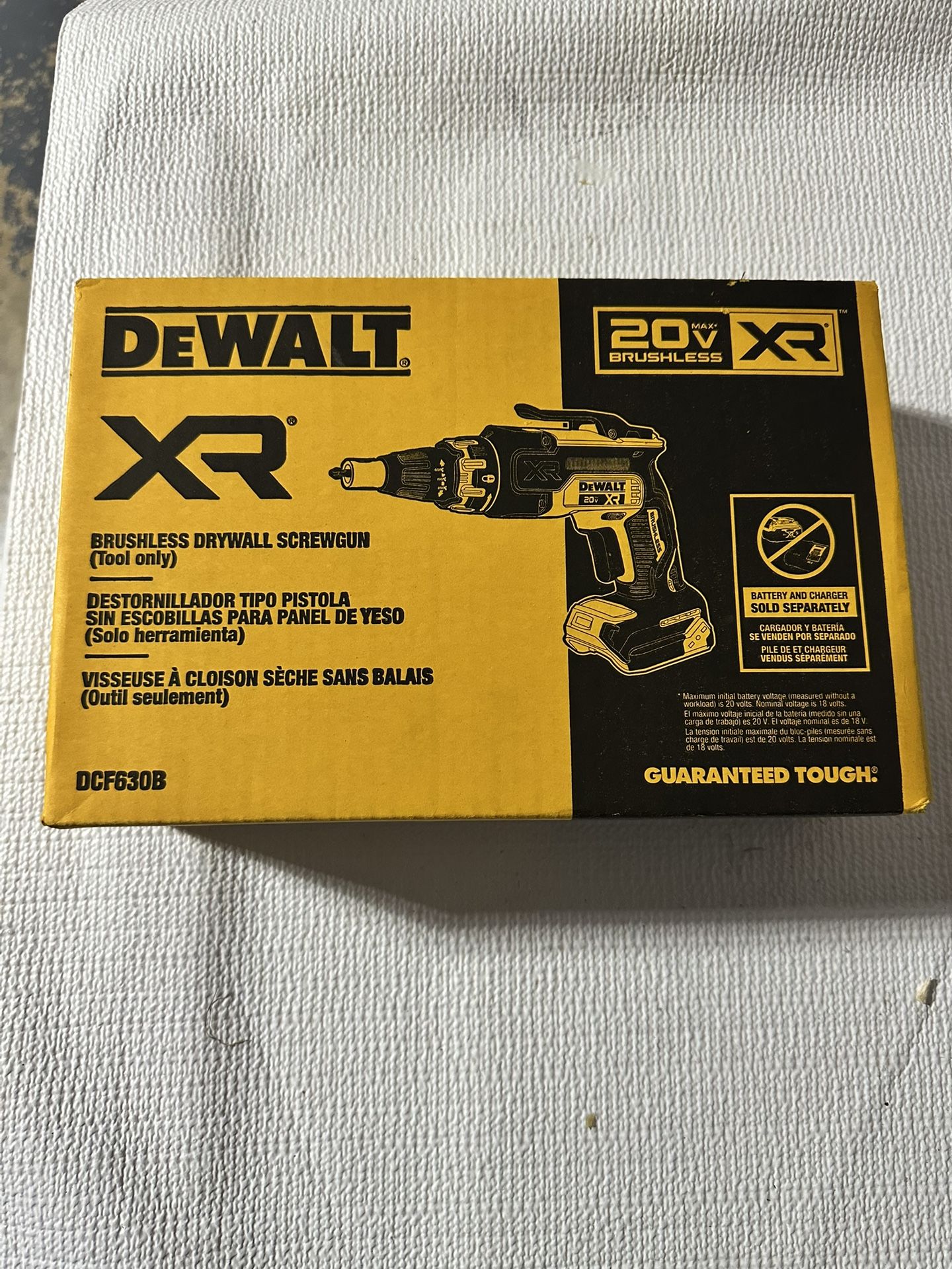 DEWALT XR 20V Brushless Screw Gun