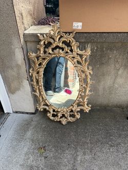Vintage Scroll Mirror