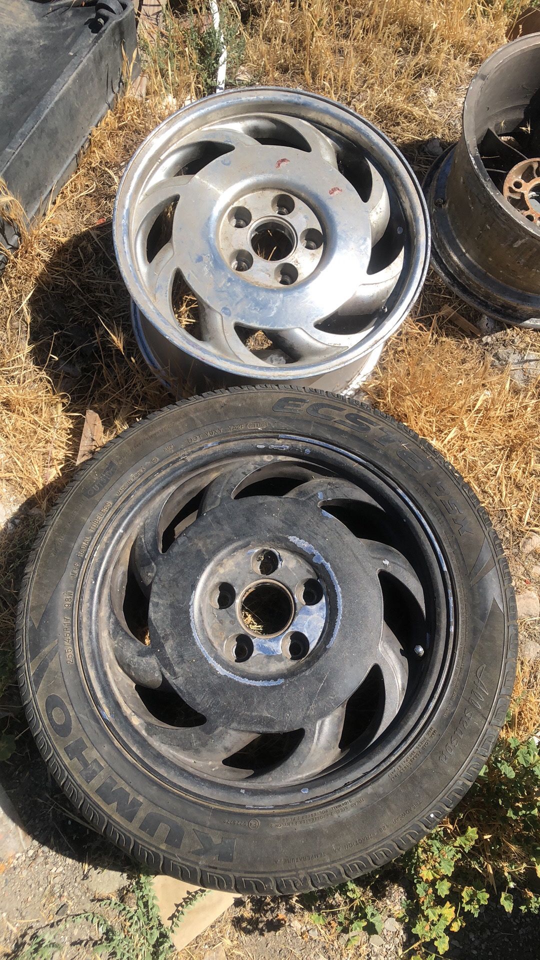 1996 Chevy Corvette Wheels Pair Right And Left Side 17 In