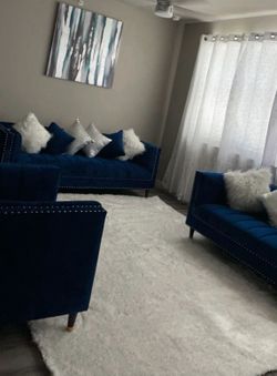 3-Piece Living Room Set, Sofa, Loveseat & Chair