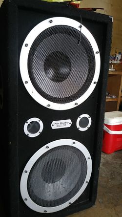 Pro studio speakers