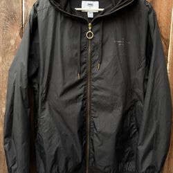 Crooks & Castles All City Full Zip Jacket Windbreaker Men's Black Gold Size L