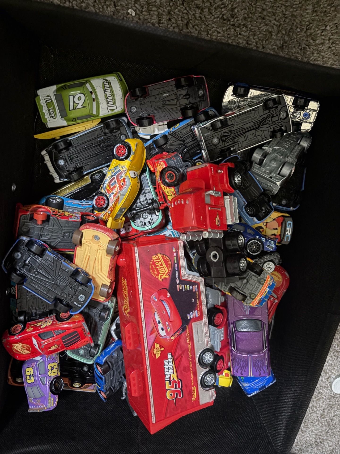Another pile of Disney cars