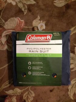 Coleman rain suit