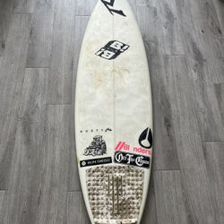 5’5 Rusty Surfboard